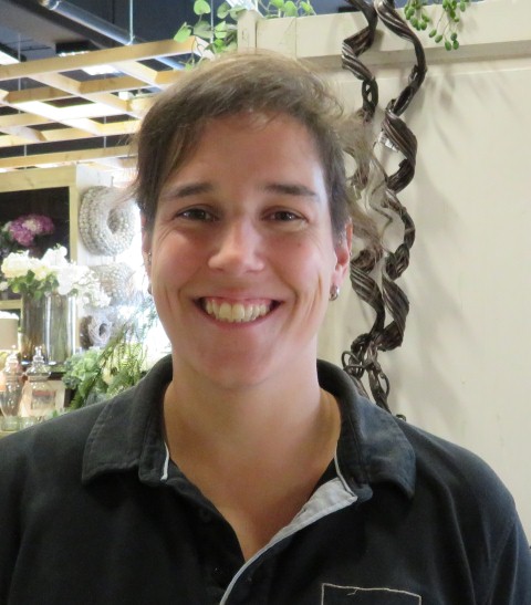 Portret van Hanne Hamblok, lesgeefster bloemschikken